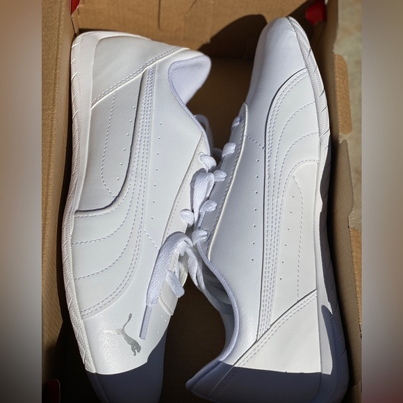 Puma neo cat unlicensed softfoam+ all white sneakers 8.5 new condition - Picture 10 of 10